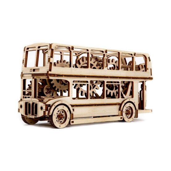 Revell Tiny Adventures London Bus Wooden Model Kit image number 3