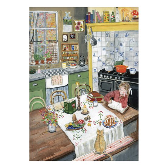 Afternoon Homework Jigsaw Puzzle 1000 Pieces image number 2