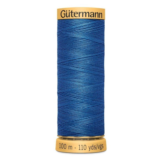 Gutermann Blue Cotton Thread 100m (5534) image number 1