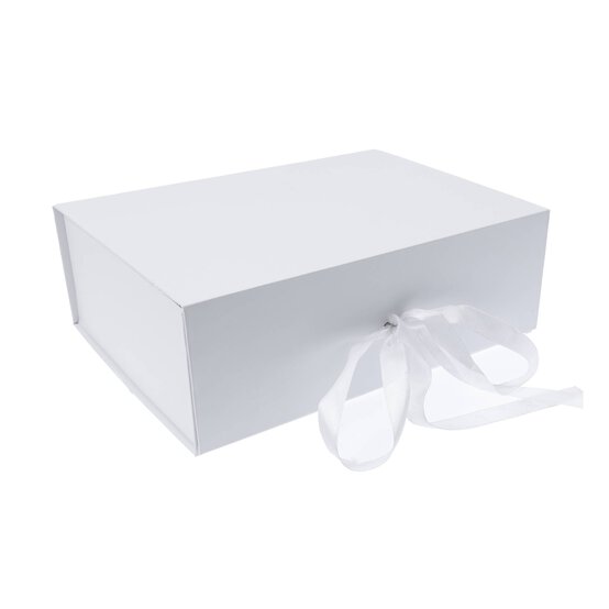 Create & Celebrate White Foldable Gift Box 28cm x 21cm image number 3