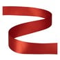 Red Double-Faced Satin Ribbon 36mm x 5m image number 2