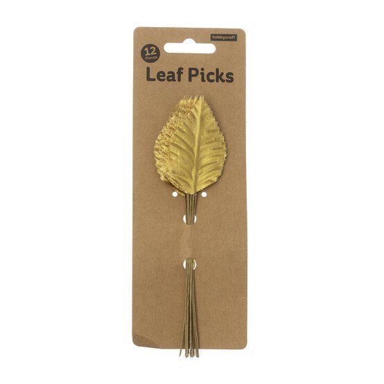 Gold Rose Leaves 12 Pack  image number 5