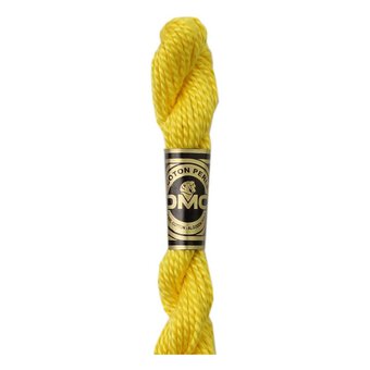 DMC Yellow Pearl Cotton Thread Size 3 15m (307)