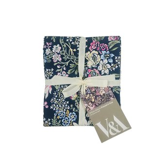 V&A Pressed in Time Dusk Petals Cotton Fat Quarters 4 Pack