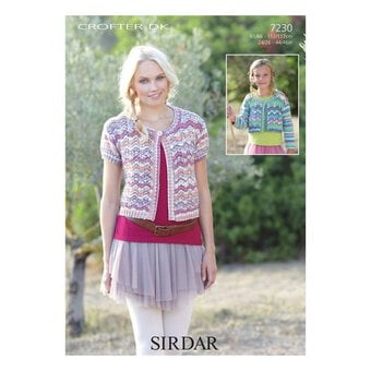 Sirdar Crofter DK Cardigans Digital Pattern 7230