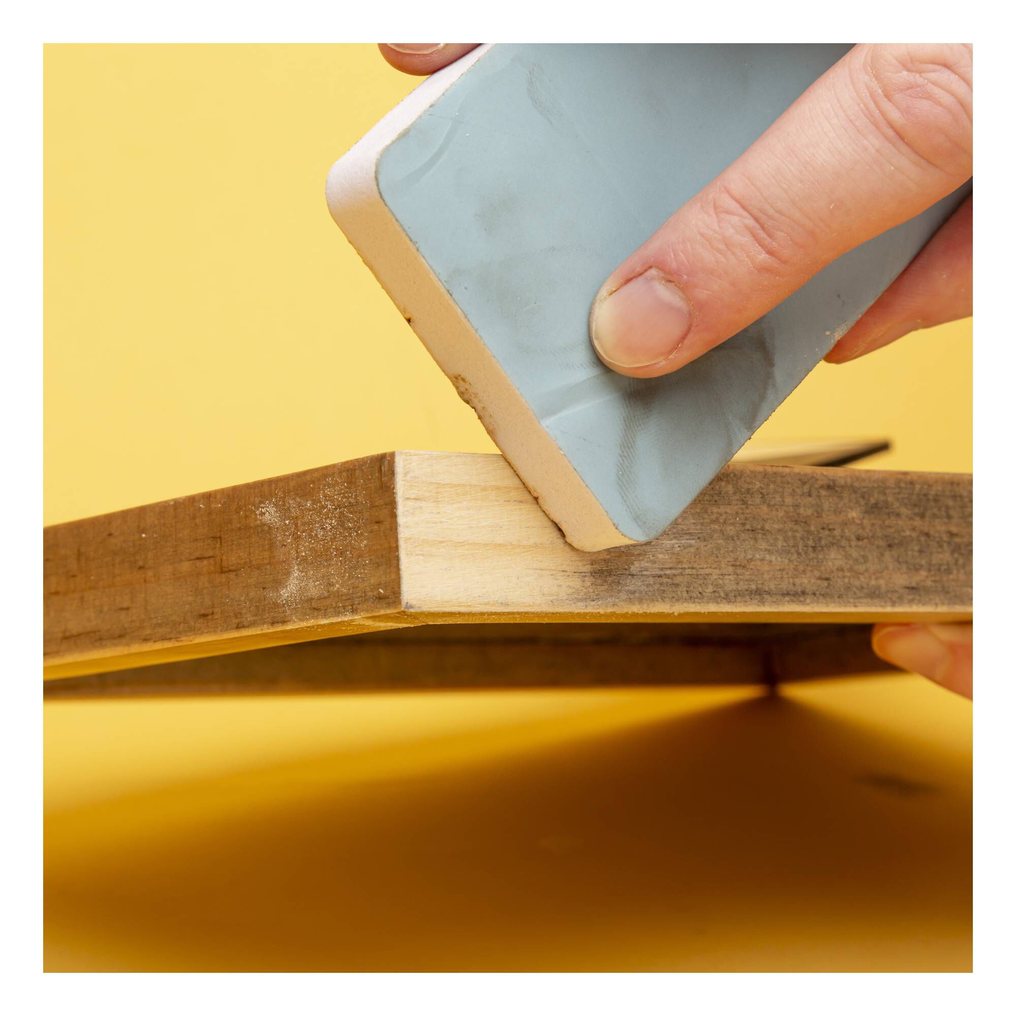 thumbnail image 2 of Gerlon Set Of 2 Abrasive Sponges: 1 Fine 1 Coarse Grain-Made In France, Wood, Neutral 2 of 11