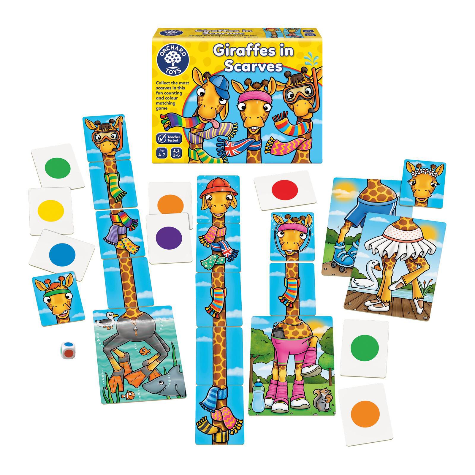 Orchard Toys Giraffes in Scarves Game | Educational Games Australia