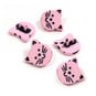 Hemline Pink Novelty Cat Button 5 Pack image number 1
