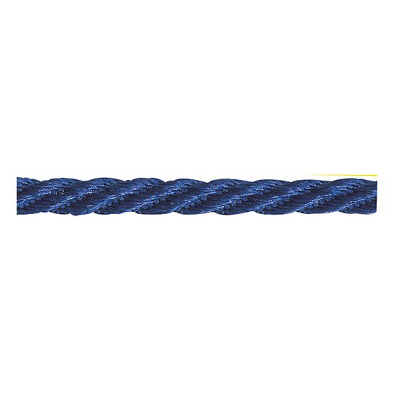 Berisfords Navy Barley Twist Rope by the Metre image number 1