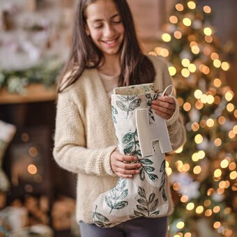 How to Make a Lino Print Stocking