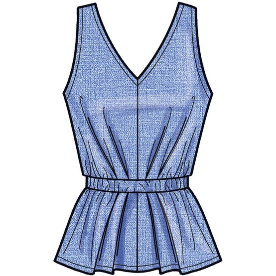 New Look Women's Top and Skirt Sewing Pattern N6668 image number 3