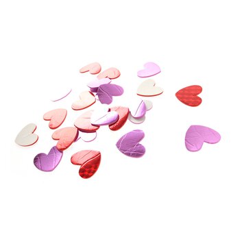 Holographic Heart Foam Stickers 25 Pack
