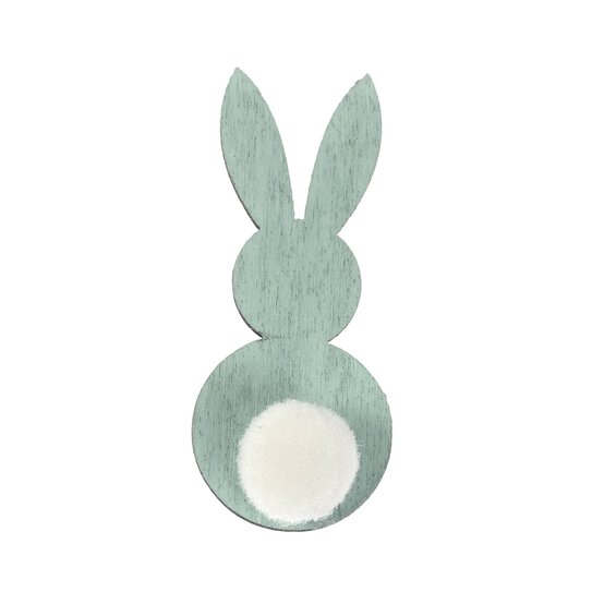Pastel Wooden Bunny Tails 12 Pack image number 2
