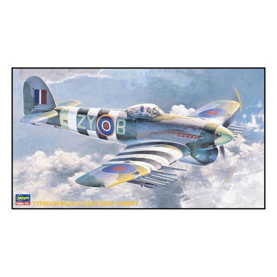 Hasegawa Typhoon Mk.1B Model Kit 1:48 image number 1