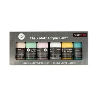 Chalk Matt Acrylic Craft Paints 60ml 6 Pack image number 4