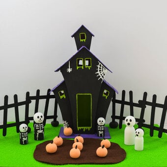 How to Make a Halloween Mache House Play Set
