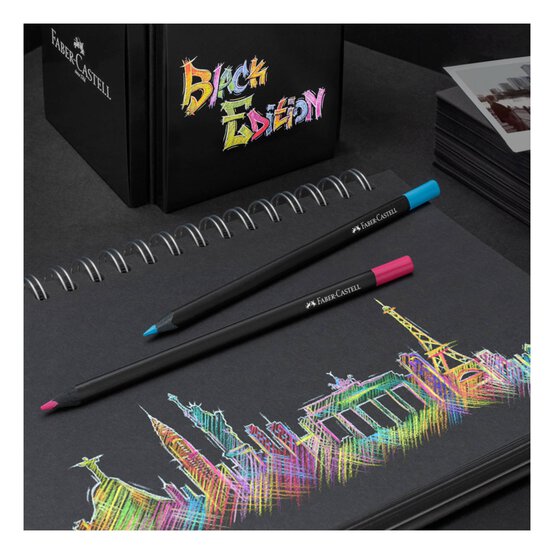 Faber-Castell Assorted Black Edition Colour Pencils 50 Pack  image number 3