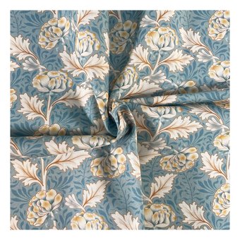 William Morris Peony Miniature Cotton Fabric by the Metre