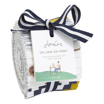 Joules Ocean Bloom Rolled Cotton Fabric Strips 20 Pack