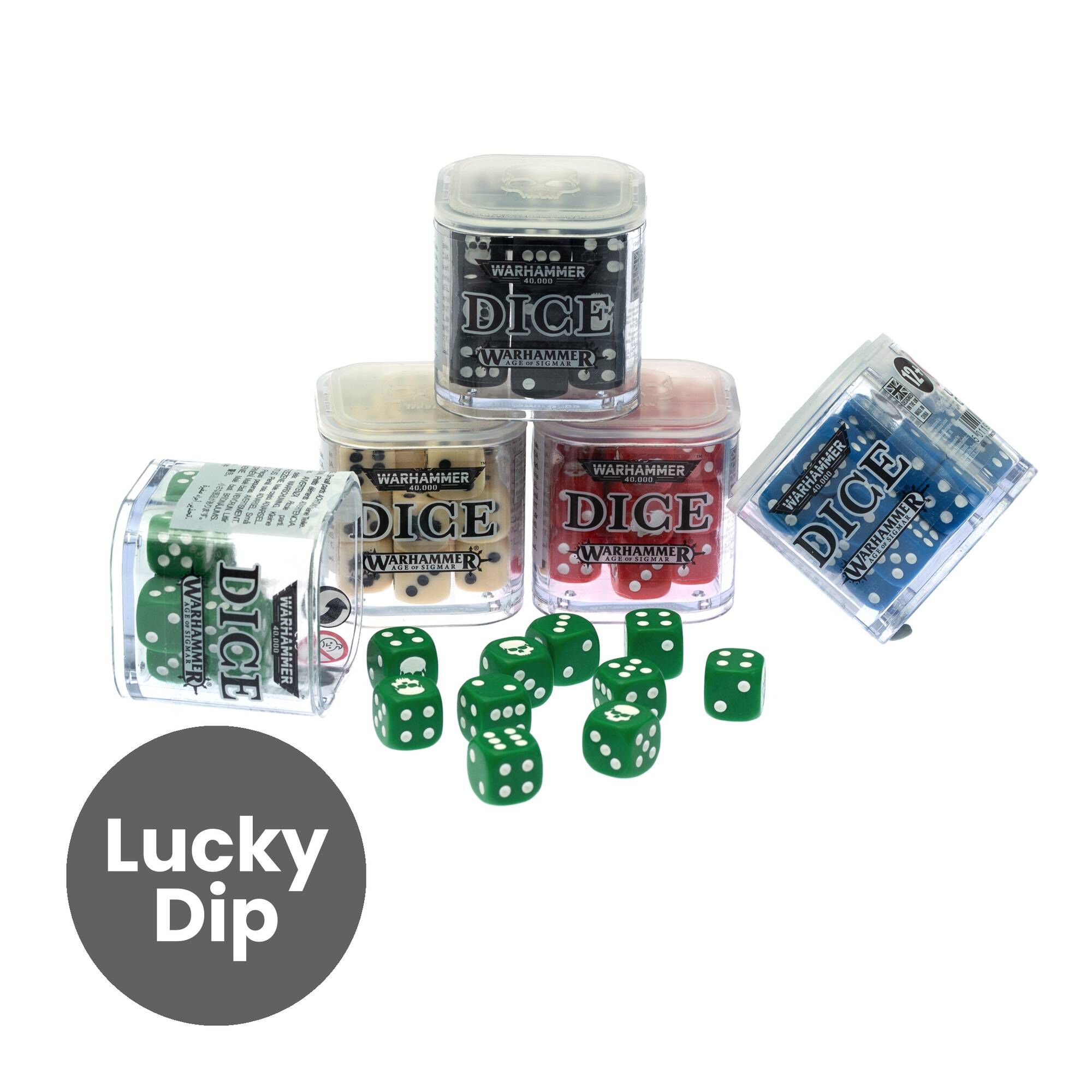 Assorted Warhammer Dice Cube 12mm 20 Pack | Hobbycraft