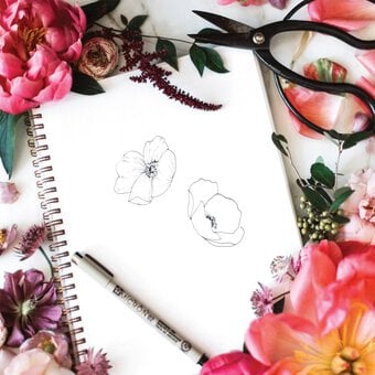 How to Draw Modern Florals image number 3