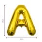 Extra Large Gold Foil Letter A Balloon image number 2