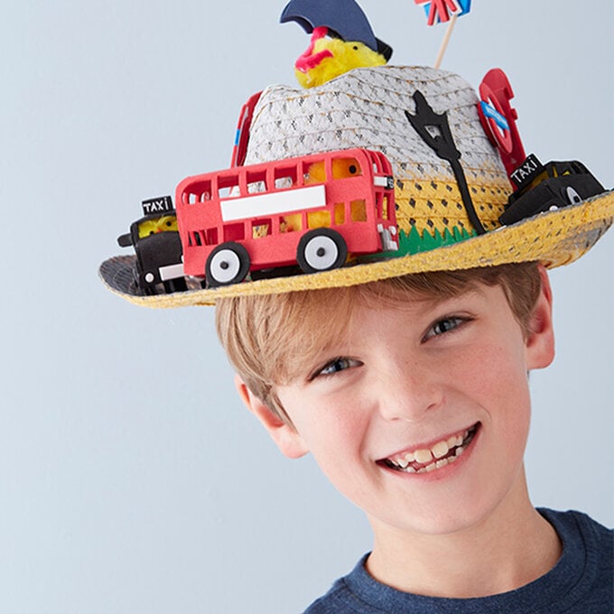 How to Make a City Scape Easter Bonnet image number 1