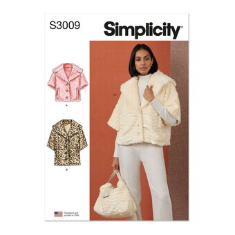 Simplicity Women's Jacket  Sewing Pattern S3009 (U5 16-24)