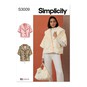 Simplicity Women's Jacket  Sewing Pattern S3009 (U5 16-24) image number 1