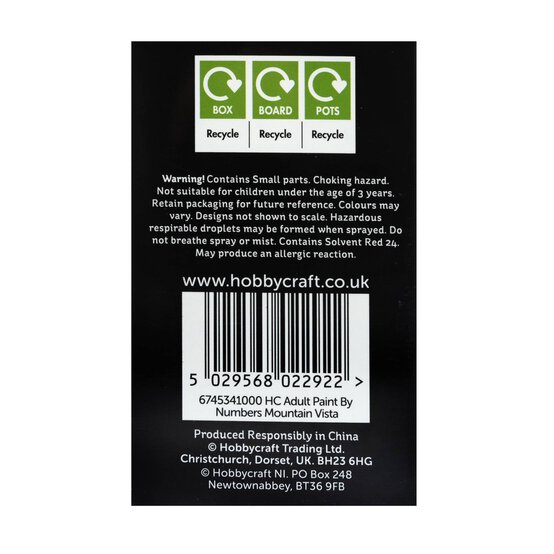 Mountain Vista Paint by Numbers Canvas Roll image number 7