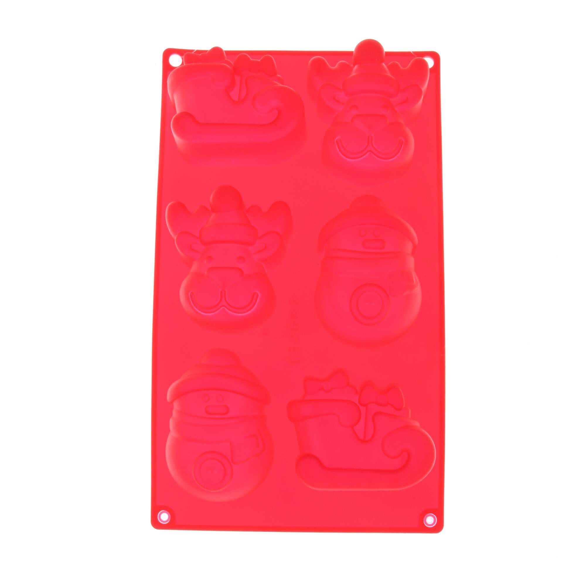 Christmas Character and Sleigh Silicone Mould Hobbycraft