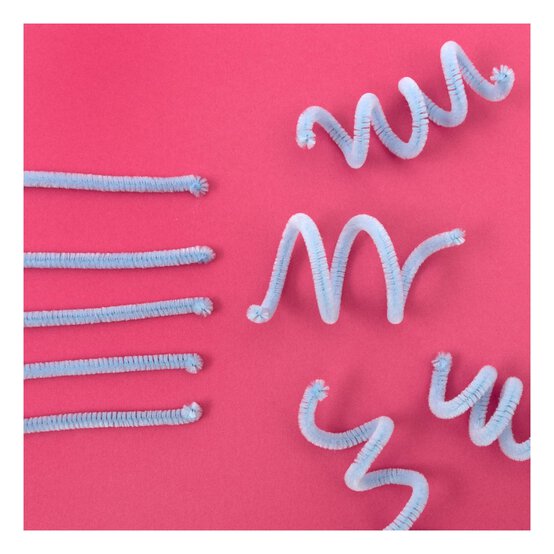 Light Blue Pipe Cleaners 12 Pack image number 3