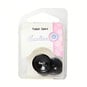 Hemline Black Basic Knitwear Button 3 Pack image number 2