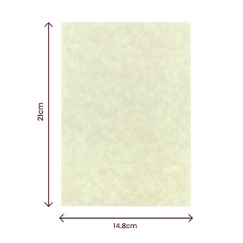 Cream Parchment Paper Writing Pad A5 40 Sheets image number 4