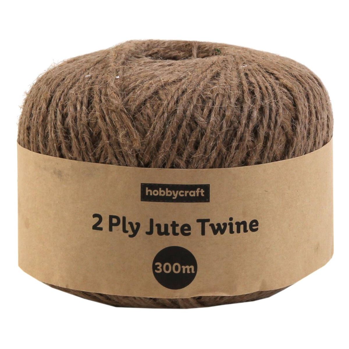 Natural Jute Twine 2 Ply 300m Hobbycraft