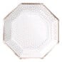 Ginger Ray Rose Gold Spotty Paper Plates 8 Pack image number 1