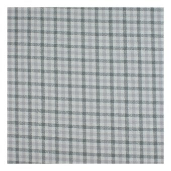 Robert Kaufman Dove Grey Heavy Flannel Cotton Fabric by the Metre