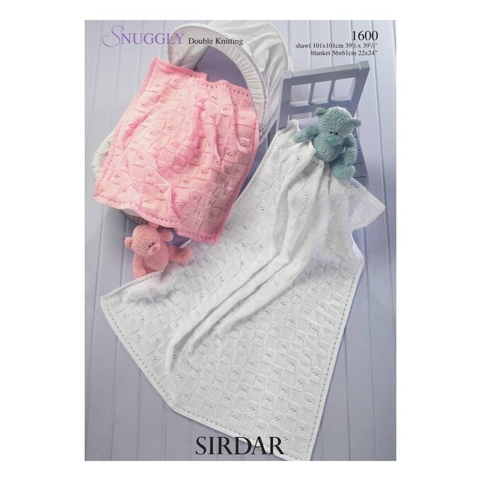 Sirdar Snuggly DK Blankets Digital Pattern 1600 image number 1