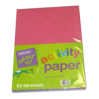 Assorted Coloured Paper A3 100 Pack
