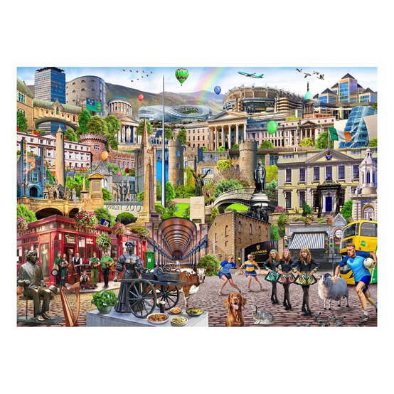 Gibsons Dublin Calling Jigsaw Puzzle 1000 Pieces image number 2