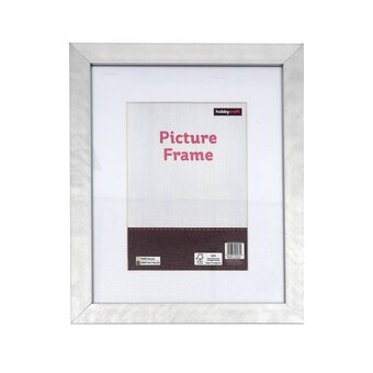 Metallic Silver Picture Frame 30cm x 21cm