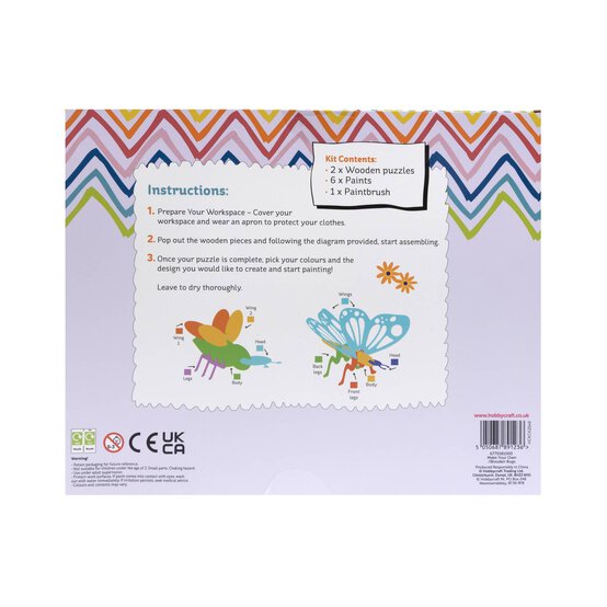 Make Your Own Wooden Bugs Kit 2 Pack image number 4
