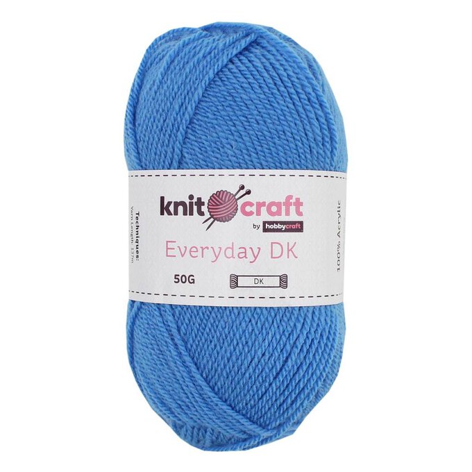 Knitcraft Blue Everyday DK Yarn 50g image number 1