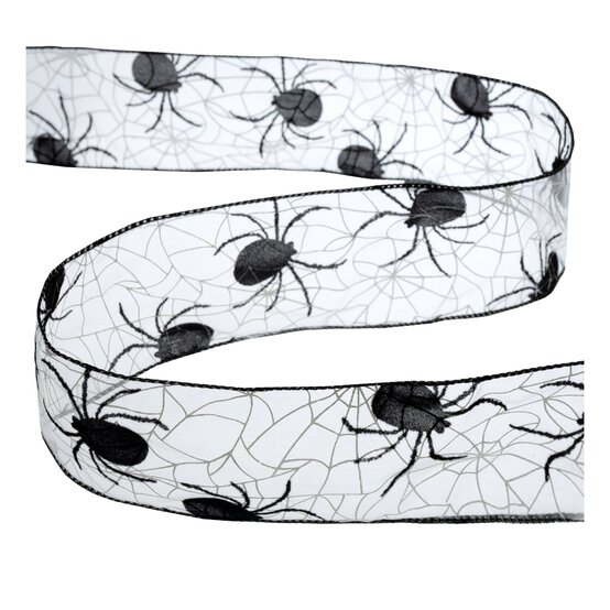 Spiders Wire Edge Printed Ribbon 63mm x 3m image number 2