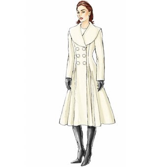 Vogue Women’s Coat Sewing Pattern V8346 (6-10) image number 6