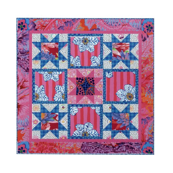 Kaffe Fassett Festival in Pink Quilt Kit image number 2