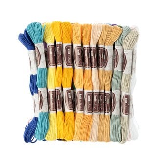 Bright Embroidery Floss 8m 36 Pack image number 3