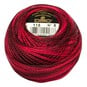 DMC Red Pearl Cotton Thread on a Ball Size 8 80m (115) image number 1