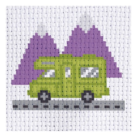 Mini Campervan Cross Stitch Kit image number 4
