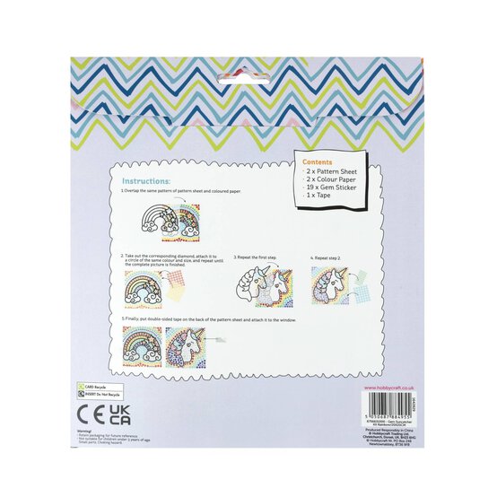 Rainbow Gem Suncatcher Kit 2 Pack image number 6